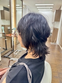 クセ毛を活かして　