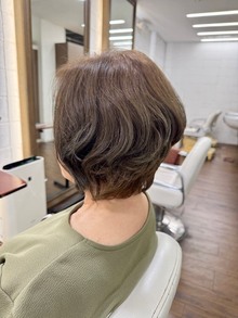 パーマでテンションあがる　