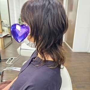 定番ウルフパーマ　