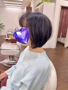 無造作動きのあるボブ　