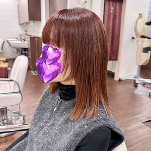 ロブ・ピンクレッドカラー　