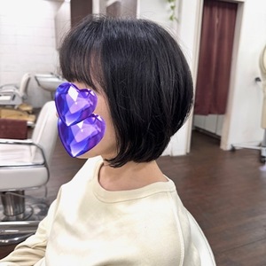 立体感カットでいい感じに　