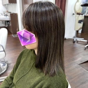 脱白髪染めカラー（白髪ぼかし）blog